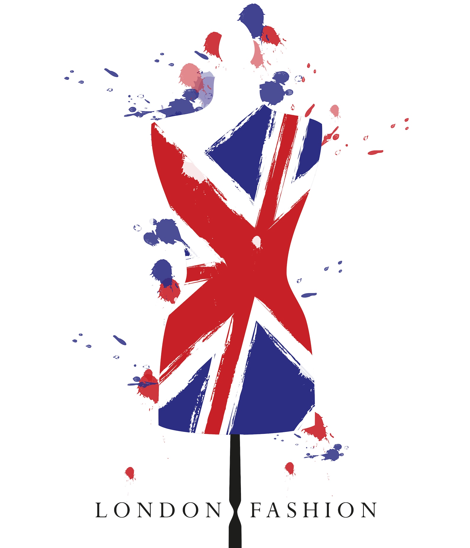 Cool Britannia Fashion Illustration Britpop British Etsy