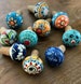 Ceramic Hand Painted Assorted Wine Bottle Stopper, Bottle Stopper, Bottle Tops 