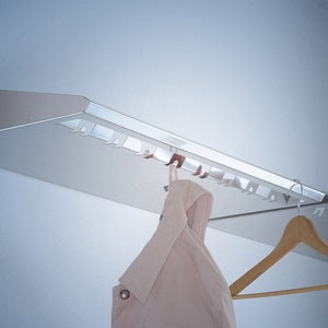 COAT RACK, Wandgarderobe (Edelstahl poliert)