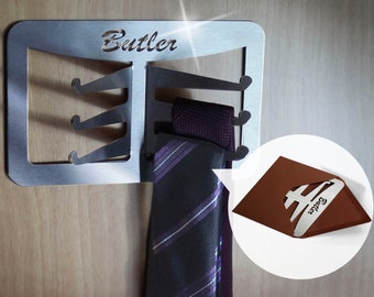 BUTLER  - Briefgeschenk, Krawattenhalter & Gürtelhalter