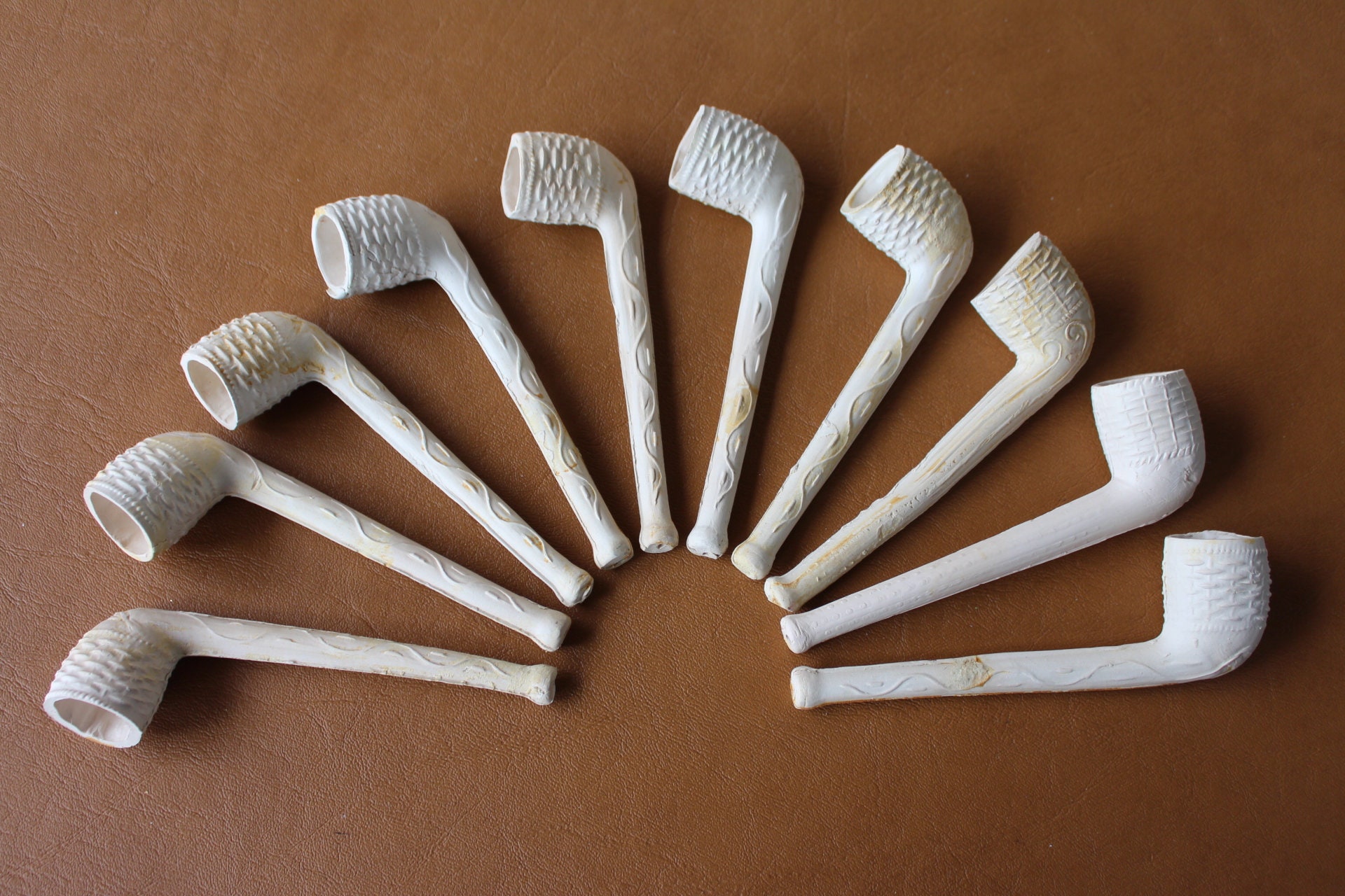 Vintage clay pipe 12 cm white clay pipe old sailor pipe PIPE Etsy