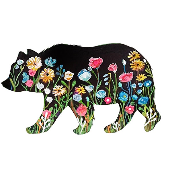 Bear Painting Etsy