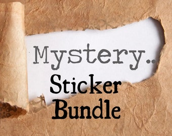 Mystery Sticker Pack: Exclusive Designs & Bonus Prints