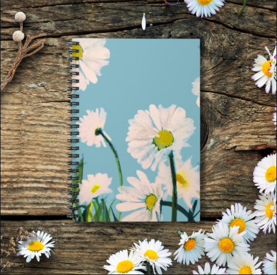 Daisy Notebook Daisy Journal Manifestation Journal Etsy