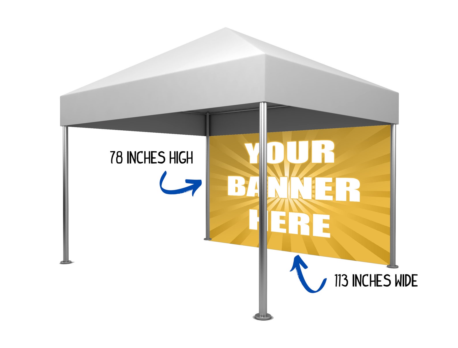 THREE Canopy Tent Side Walls for a 10x10 Tent Used in Craft Etsy