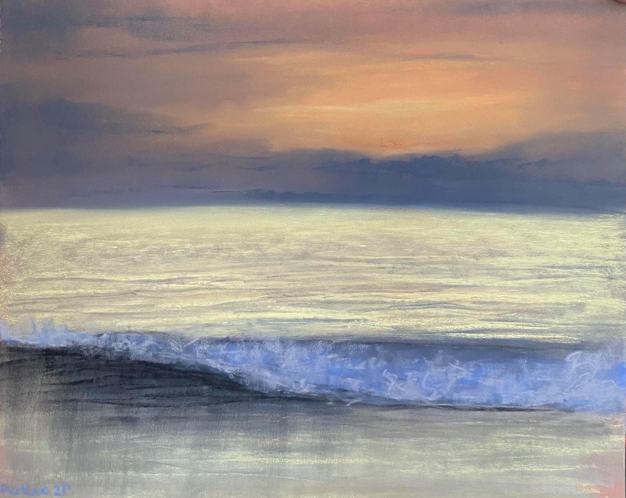 Pastel beach art Consumed Etsy