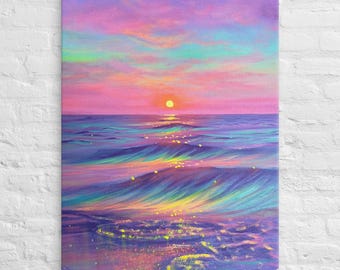 raised canvas print &quot;Sea Spectrum&quot;
