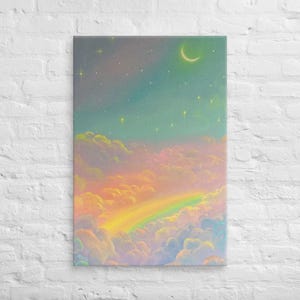 Raised canvas print "Lullaby sky"