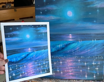 Stampa d&#39;arte “Il Sognatore della Luna&quot;