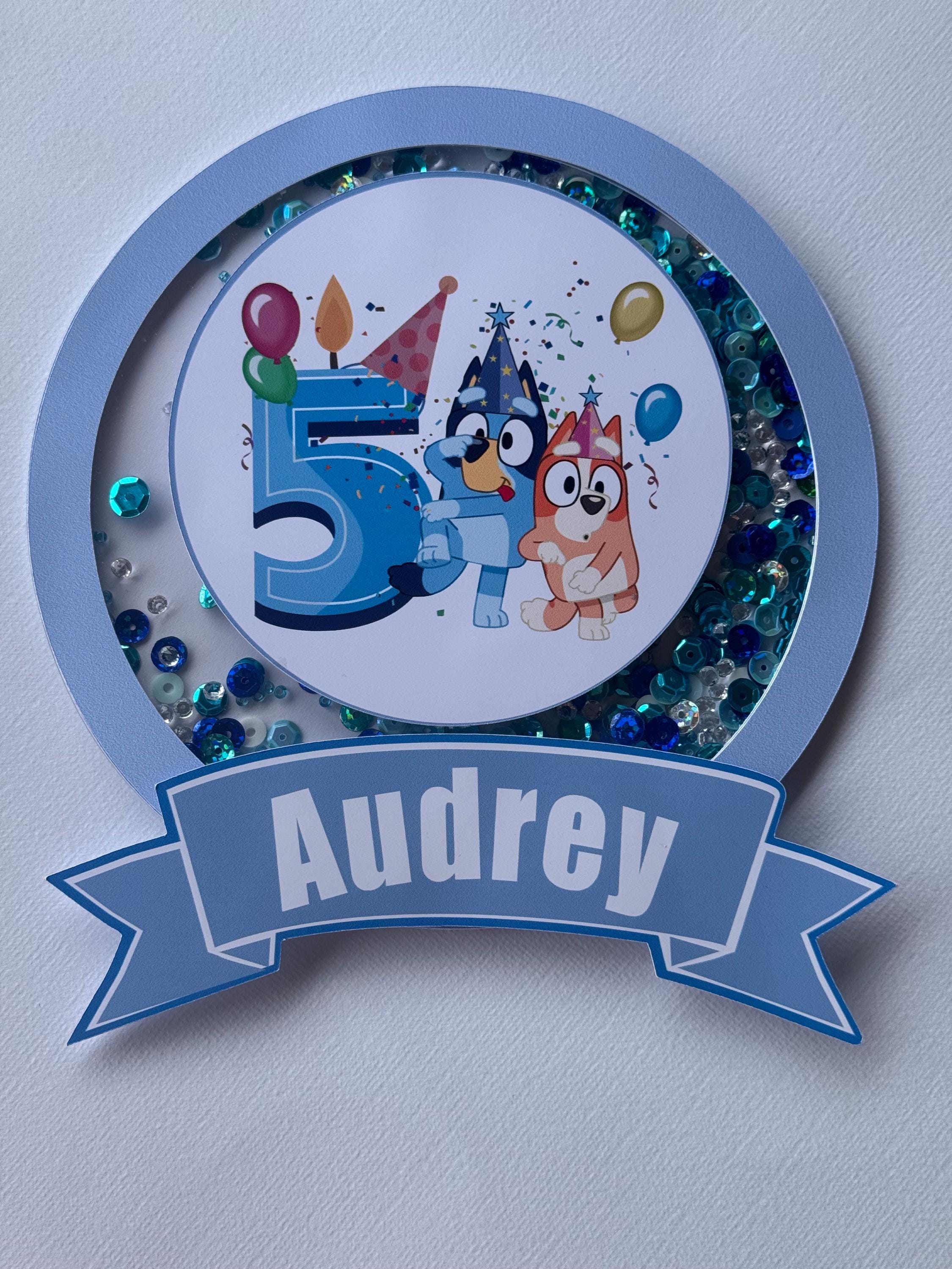 Bluey Cake Topper
