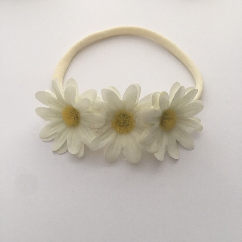 daisy baby headband