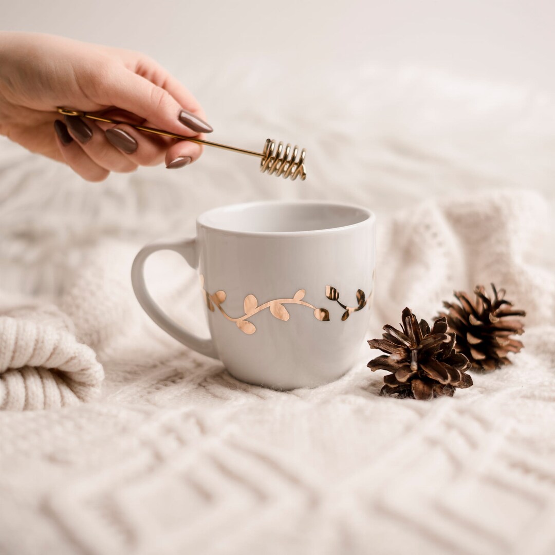 Grafik-Werkstatt Tazza Da Caffè In 100% Vero Oro Porcellana