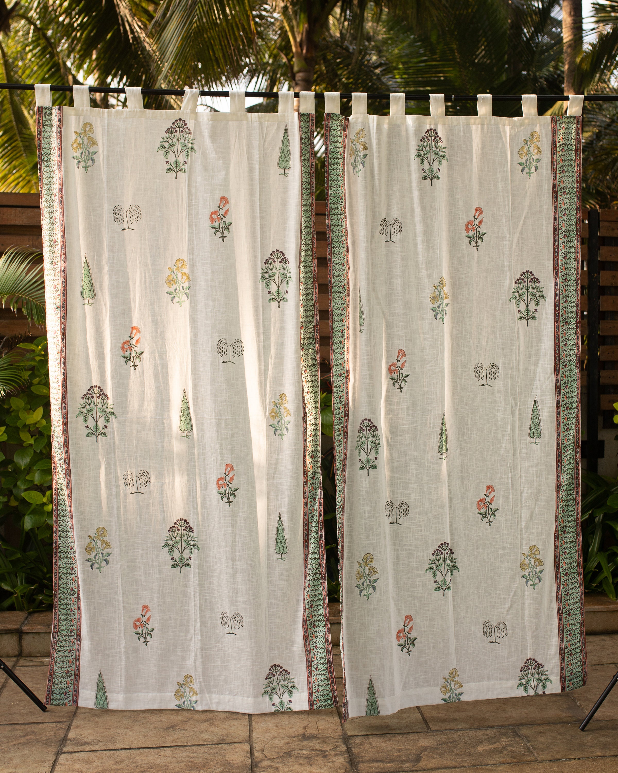 Block cheap print curtains