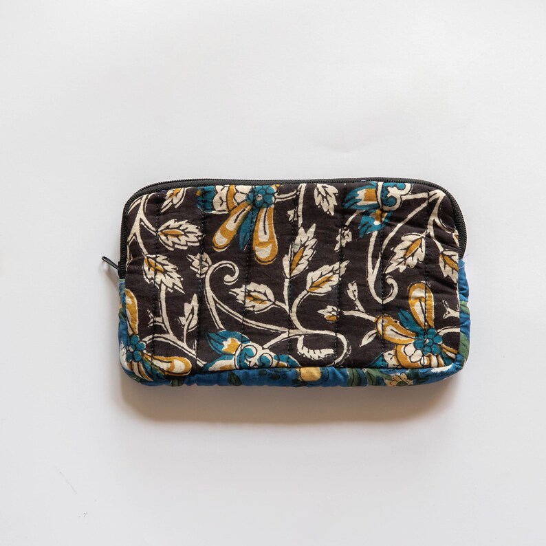 Carteras impresas a mano surtidas, hechas a mano, carteras impresas, cartera de tela hecha en India imagen 6