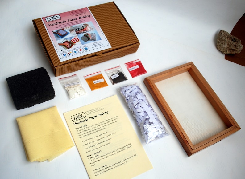 Handmade Paper Making DIY Kit Craft Kit Starter DIY Etsy UK