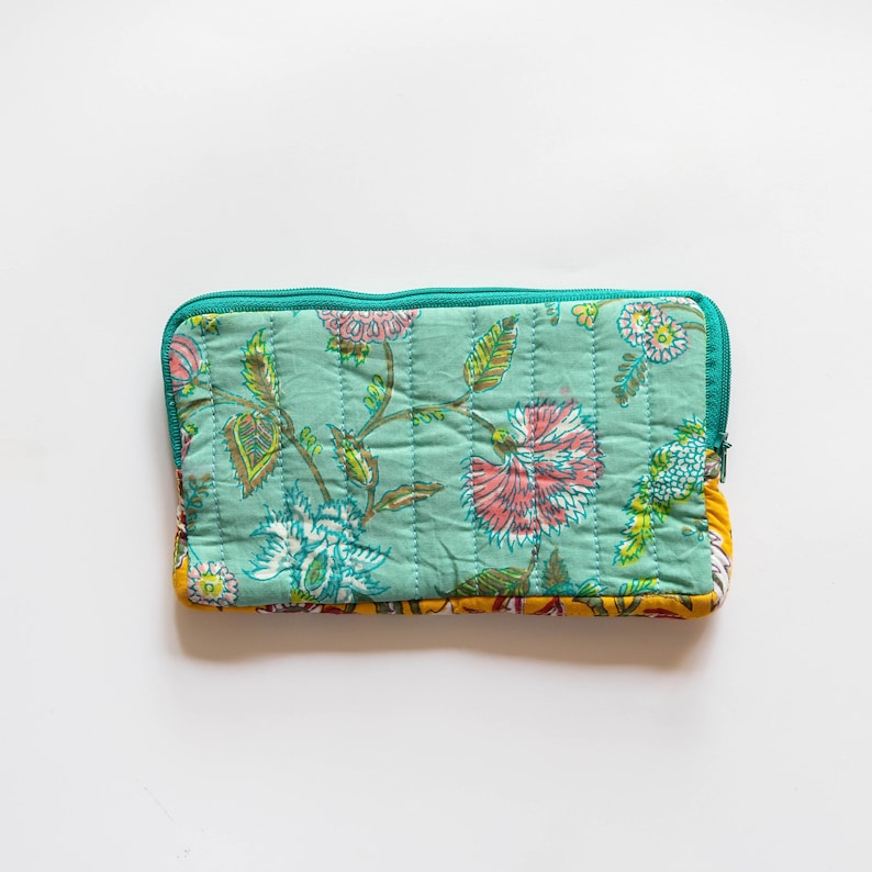 Carteras impresas a mano surtidas, hechas a mano, carteras impresas, cartera de tela hecha en India imagen 5