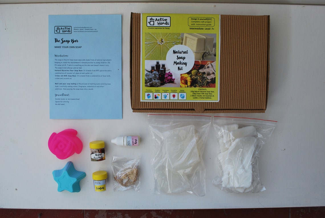 Natural Soap Making DIY Kit Craft Kit Starter DIY Beginners Etsy