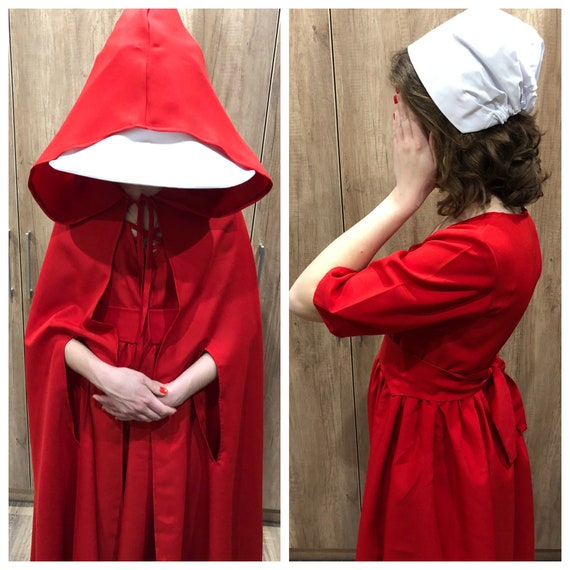 Handmaid S Tale Costume Full Costume Handmaids Tale Bonnet Etsy