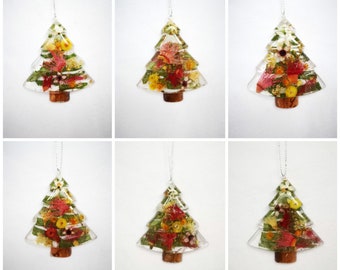 BUSH CHRISTMAS TREE, Australian Native Flora Christmas decoration, Christmas Tree, wattle; Gum Flower; Bottle Brush, Decor; Ornament, bauble