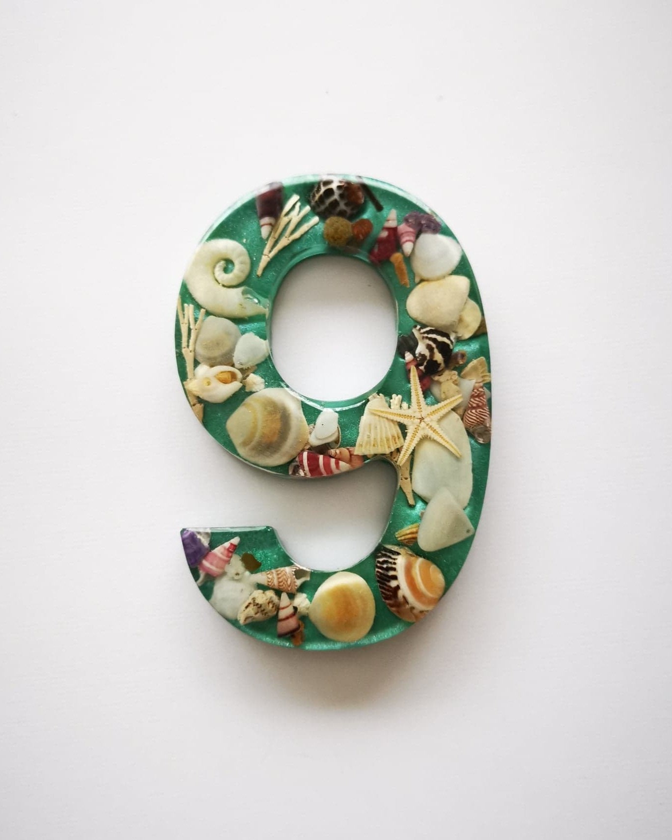 House Numbers Shells HOUSE NUMBERS 9cm - From the Ocean, Beach House, Shells, House Numbers ...