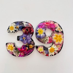HOUSE NUMBER 5cm - FLOWERS From the Garden, Door Number, House Decor, Home Improvements, Mail Box, Letterbox, Post Box, Home Renovations