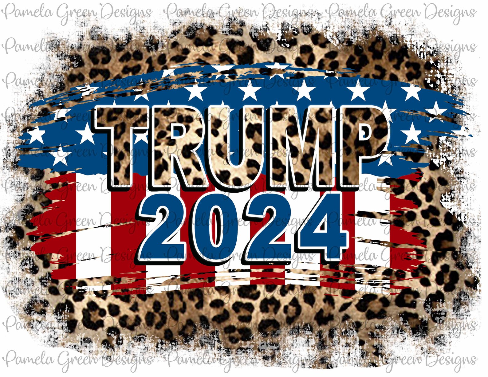 Trump 2024 Leopard Printed Sublimation Transfer ready to press Etsy
