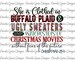 Christmas Santa Buffalo Plaid Ugly Sweater Sublimation Design PNG Instant Download Clipart T-Shirt Design Digital Download Sublimate Design 