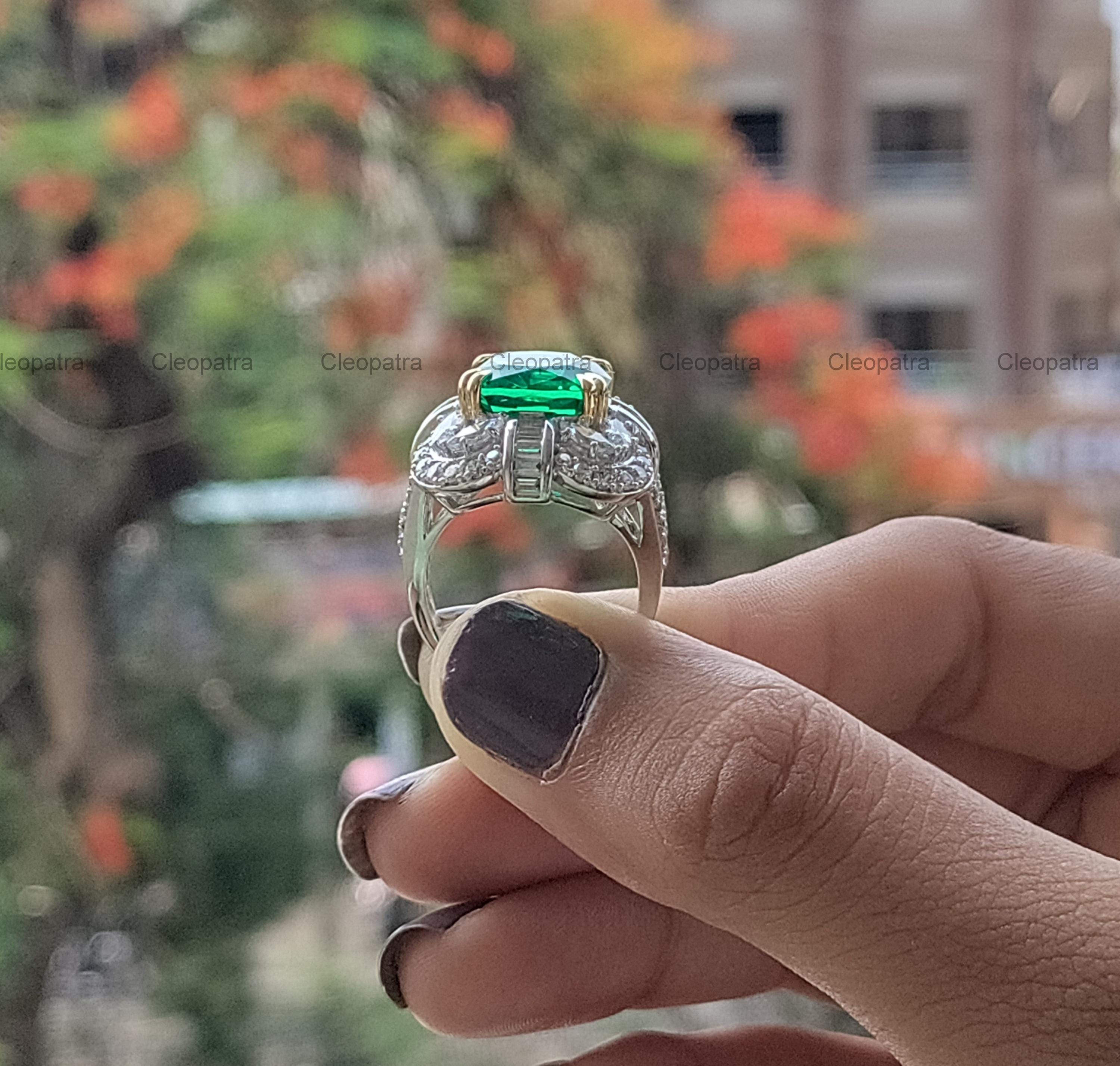 Bague Dôme En Argent 935 Avec Zirconium Cubique Blanc Et Rose – Fabriqué Main, Personnalisable