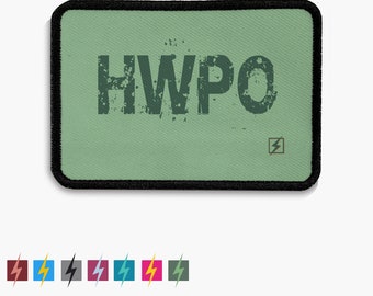 Hard Work Pays Off HWPO motivational crossfitter patch - bag weighted vest backpack - mindset gift for athlete runner cyclist swimmer gym