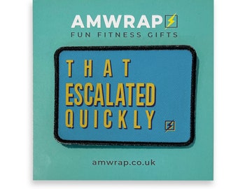 Removable Tactical Velcro Patches – AMWRAP: Fun Fitness Gifts