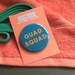 Quad Squad Pocket Mirror - CrossFit stocking stuffer - gym gift