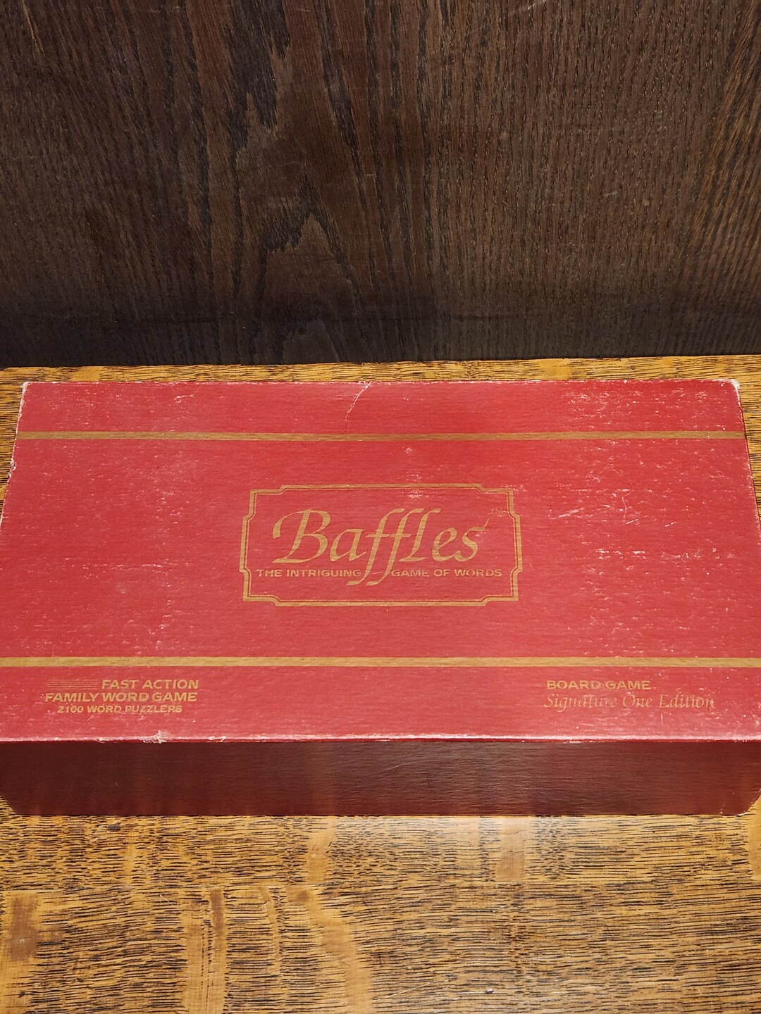 Vintage Baffles the Intriguing Game of Words. Signature One Etsy