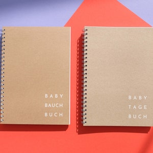 Set: BabyBauchBuch BabyTageBuch Bild 1