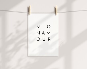 Poster MON AMOUR | DIN A4