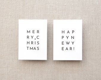 Karten-Set Xmas & New Year