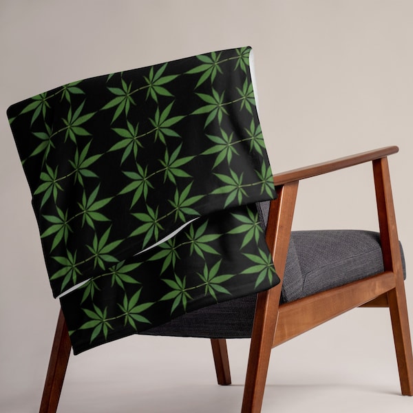Marihuana Plaid met Pot leafs van The Healthy LA