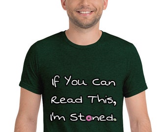 Marijuana themed "Stoned" Short sleeve T-shirt from The Healthy LA mainstream cannabis brand