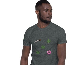 Pot Leaf Short-Sleeve T-Shirt from The Healthy LA Mainstream Cannabis brand