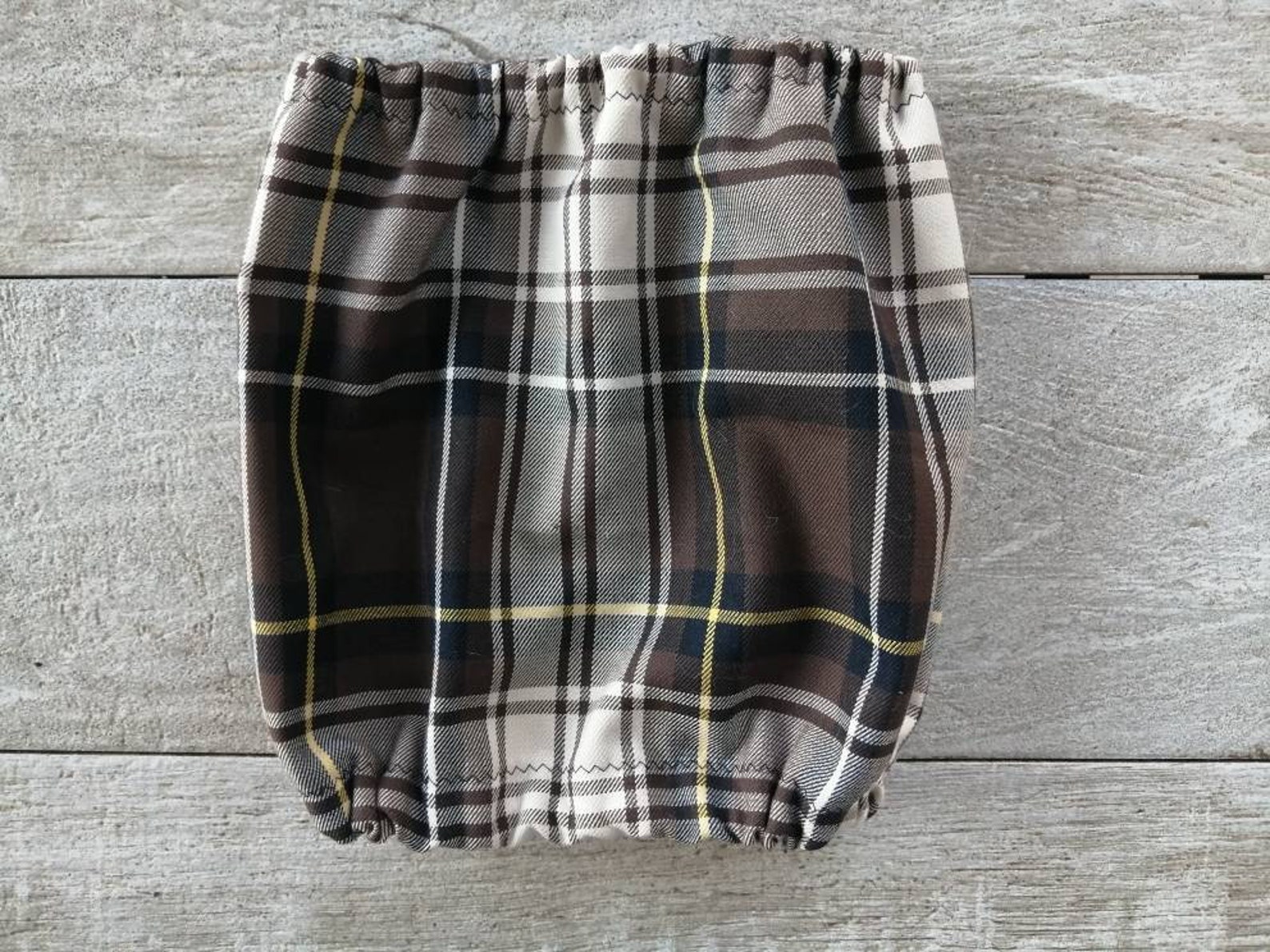 Warm classic brown tartan dog snood tartan snood for cavalier Etsy
