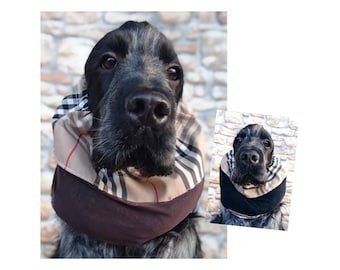 Snood per cani traspirante, snood a rete per cocker spaniel, micro griglia Basset snood, snood per cani leggeri