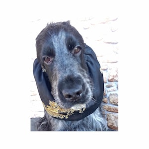 Halsdoek per cani, elegante snood sottile per cani