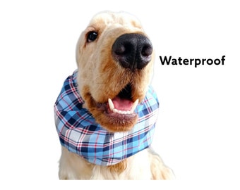 Waterproof and  thin dog snood,rainproof tartan spaniel snood,bassethound ears protection,puppy ears cover, dog hat,rainproof pet neckwarmer