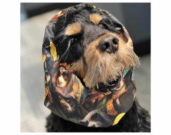 Doggies waterproof snood for dogs, all breeds snoods for longears dogs, dog ears cover, dog headband