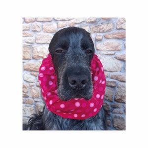 Snood for cocker spaniel made in cotton fabric, dog ears cover, thin snood for all dogs, dog head band