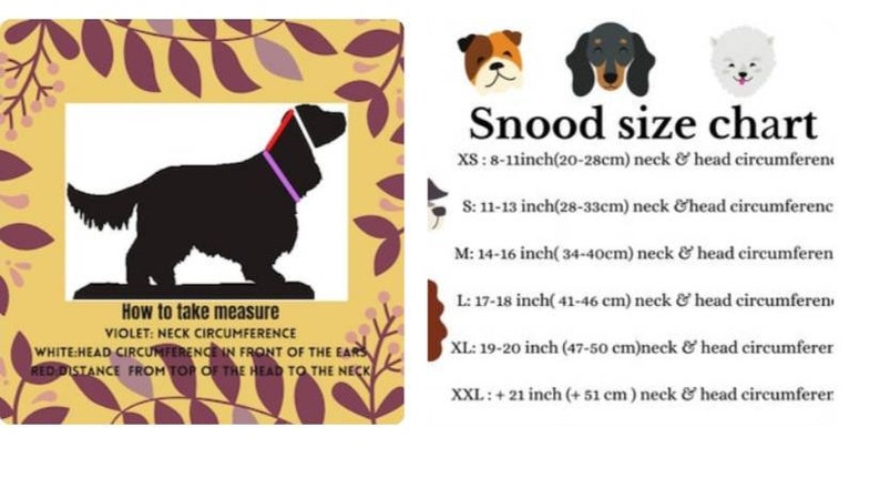Snood imperméable tartan rouge, snood à carreaux protégeant de la pluie, bandeau pour chien, image 4