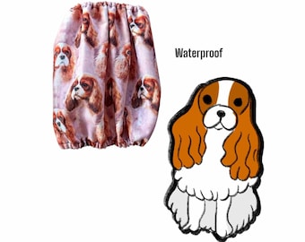 Waterproof snood for cavalier king charles spaniel, puppy cav snood