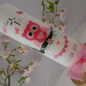 Christening candle  - Baptism Candle - personalised candles - Christening gift