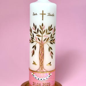 Christening candle - baptism candle - communion candle - personalised candles - Christening gifts