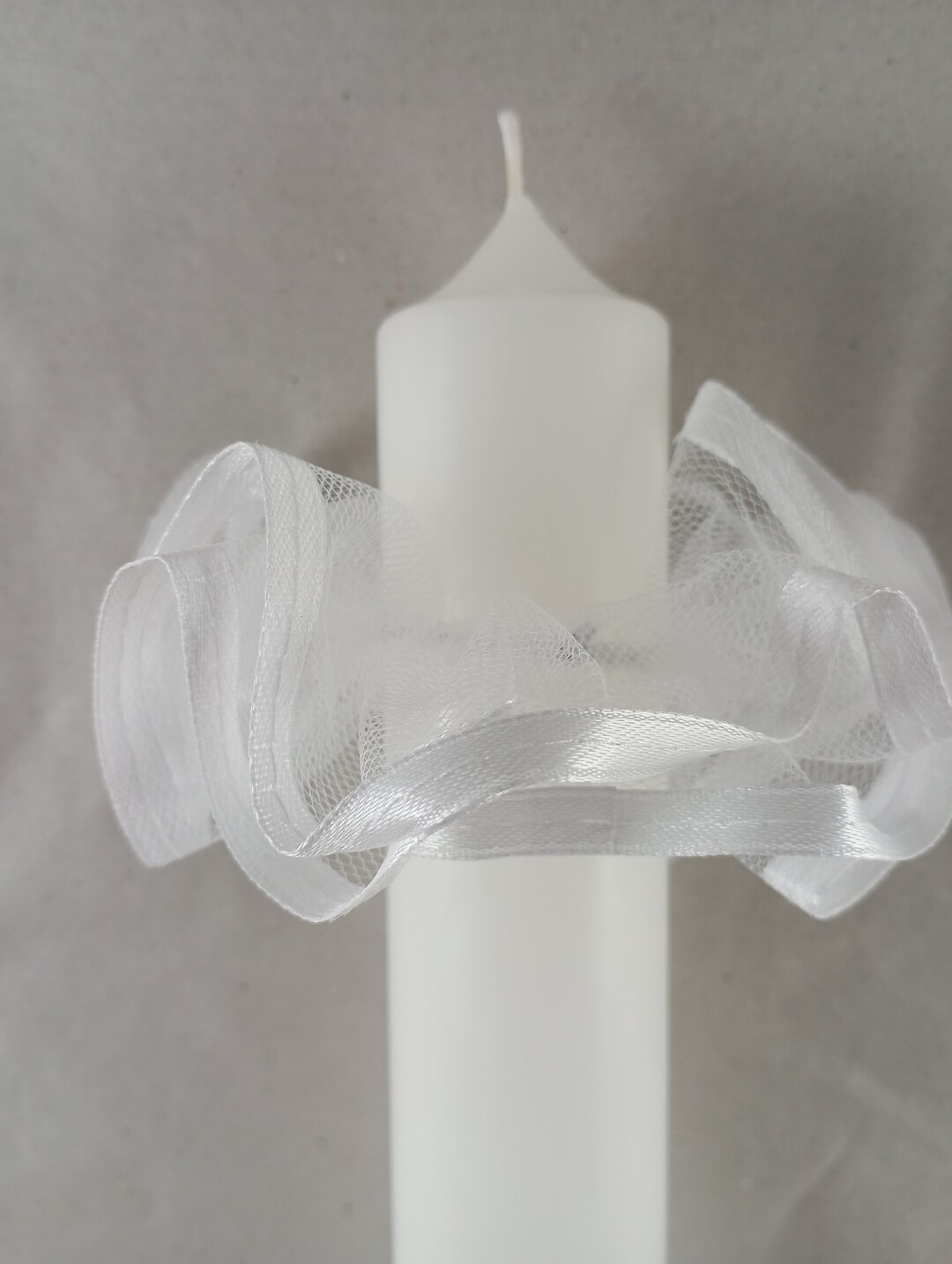 Drip Catcher Tulle and Drip Catcher Plastic for Baptism Candles or ...