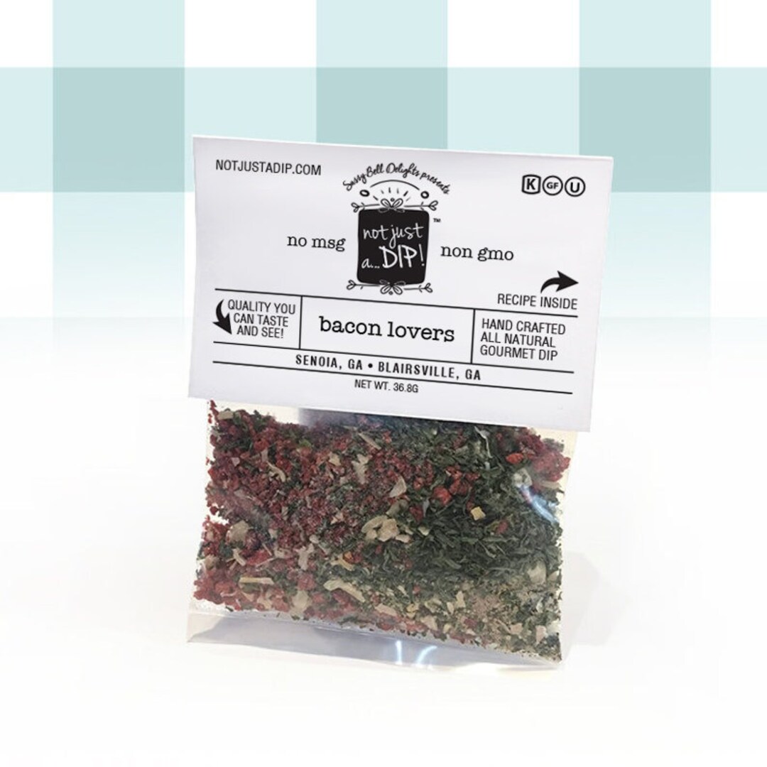 Bacon Dip Mix is a Packaged Seasoning for Gourmet Dip Lovers, Can Be